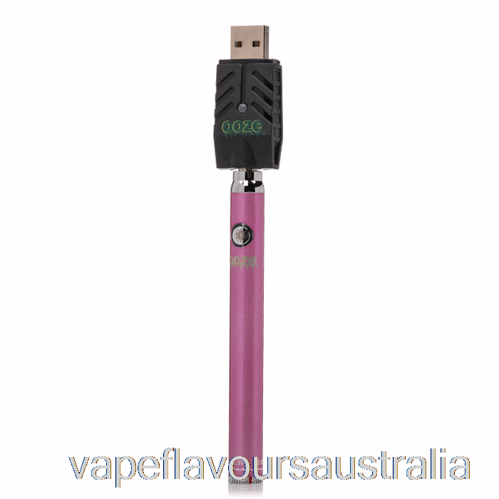 Vape Nicotine Australia Ooze 320mAh Twist Slim Pen Battery Ice Pink